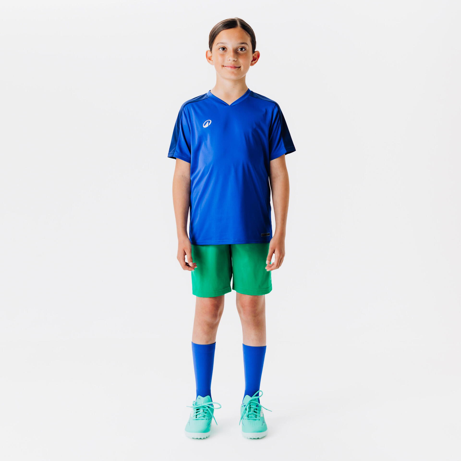 Jersey Lengan Pendek Sepak Bola Anak Essential Biru