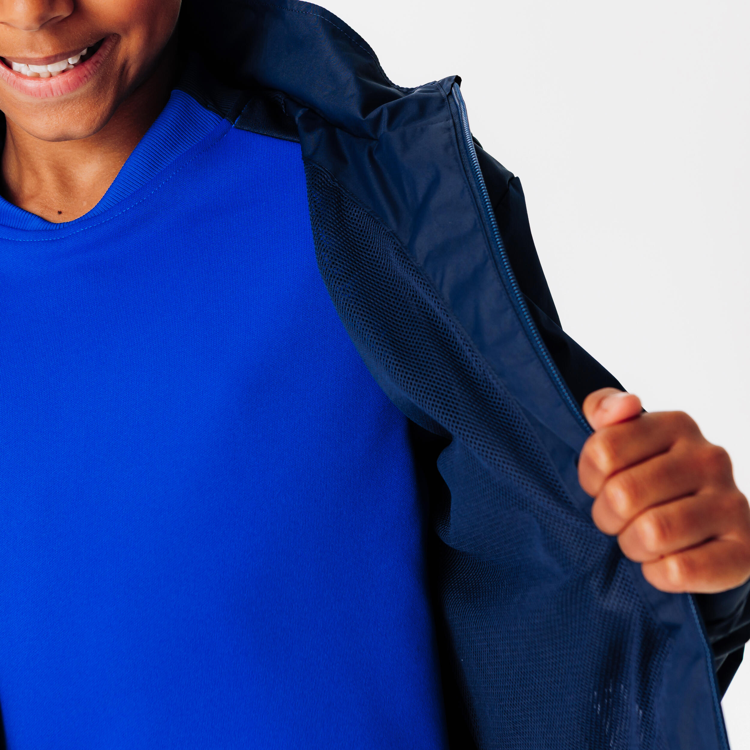 Regenjack voor kinderen Viralto Club marineblauw 7/7
