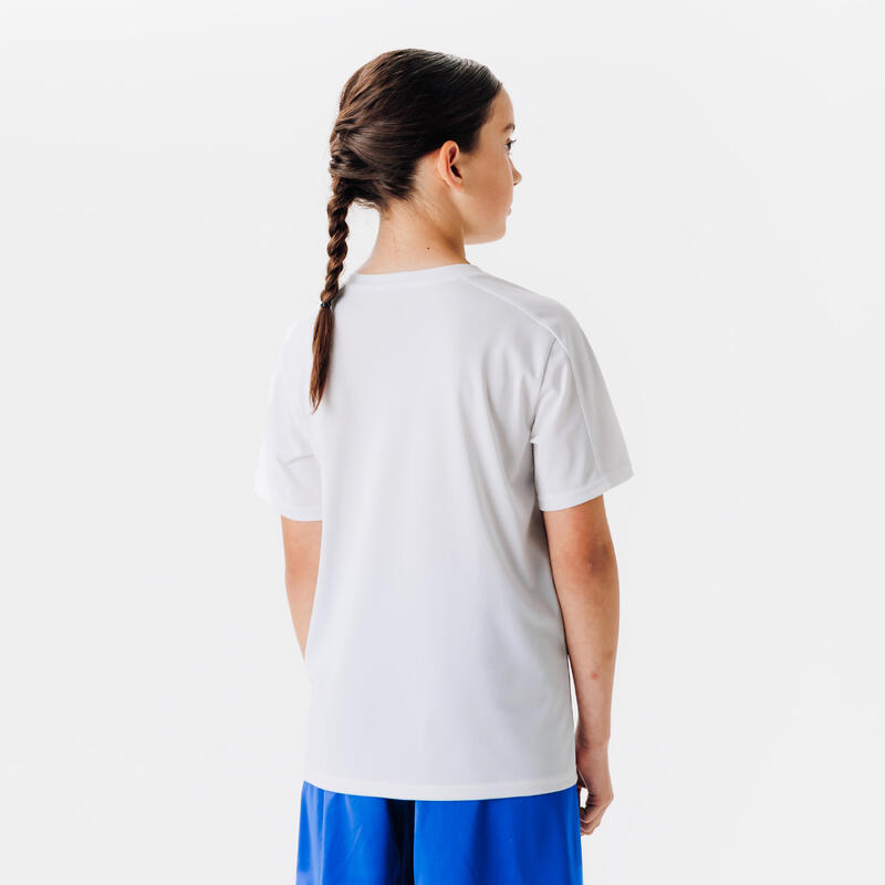 Tricou de fotbal cu mâneci scurte ESSENTIEL Alb Copii