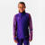 Sweat 1/2 Zip CLUB Wavy JR Violet et Rose fluo