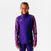Sweat 1/2 Zip CLUB Wavy JR Violet et Rose fluo