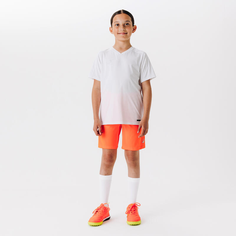 Short de football enfant essentiel  orange