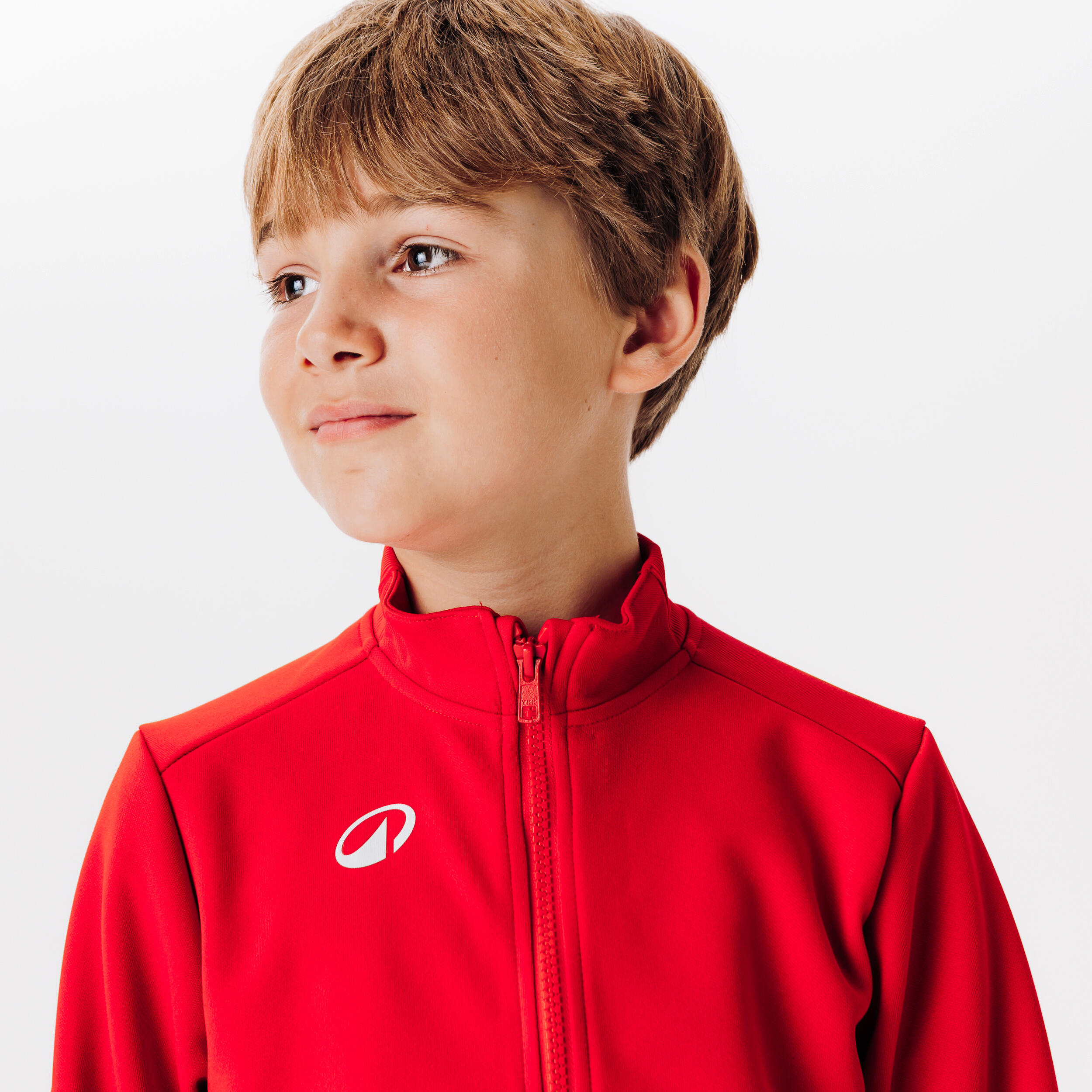 Giacca  con zip bambino ESSENTIEL Club rossa 3/6