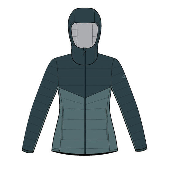 Wattierte Jacke Damen - MH100 grün