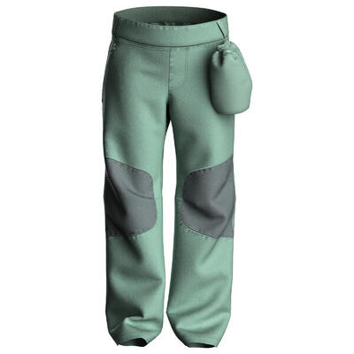 Pantaloni softshell montagna bambino MH550 grigio scuro
