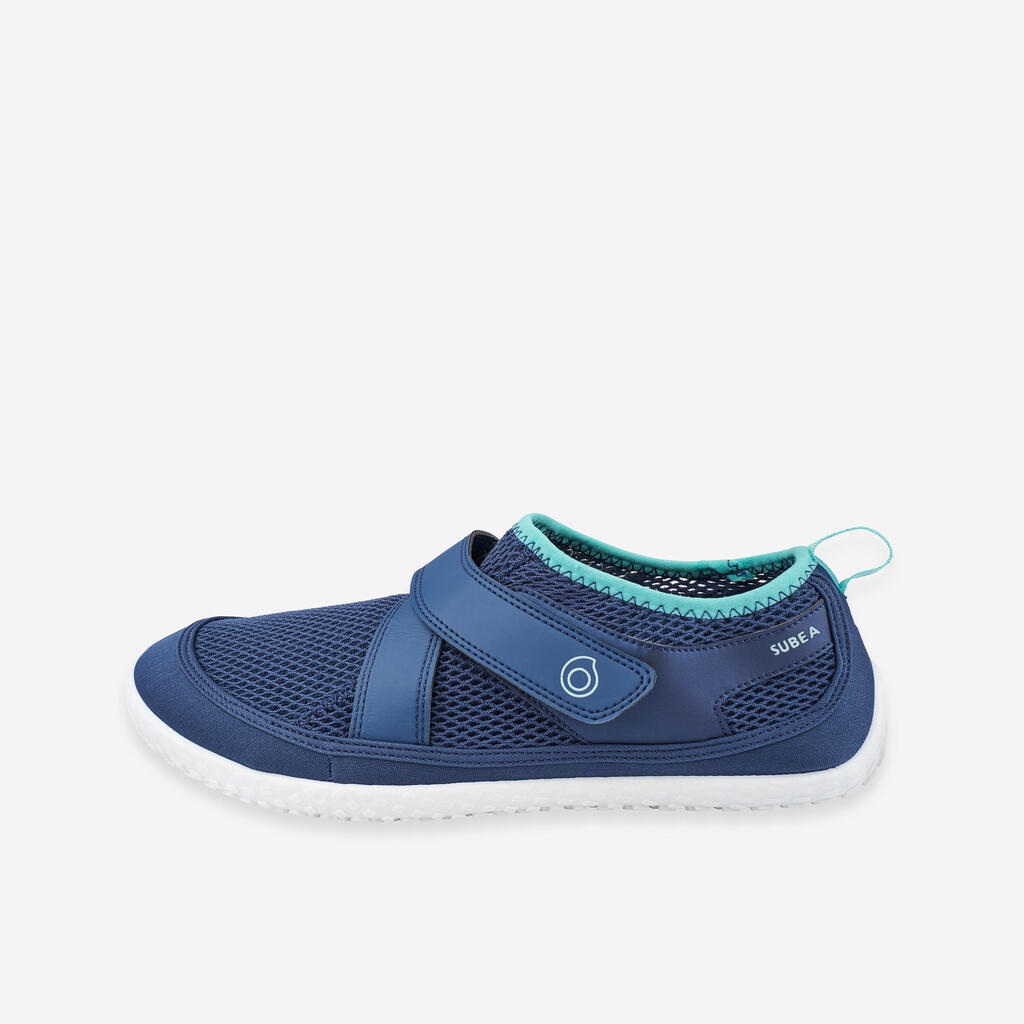 Chaussures aquatiques avec scratch Adulte - Aquashoes 500 turquoise