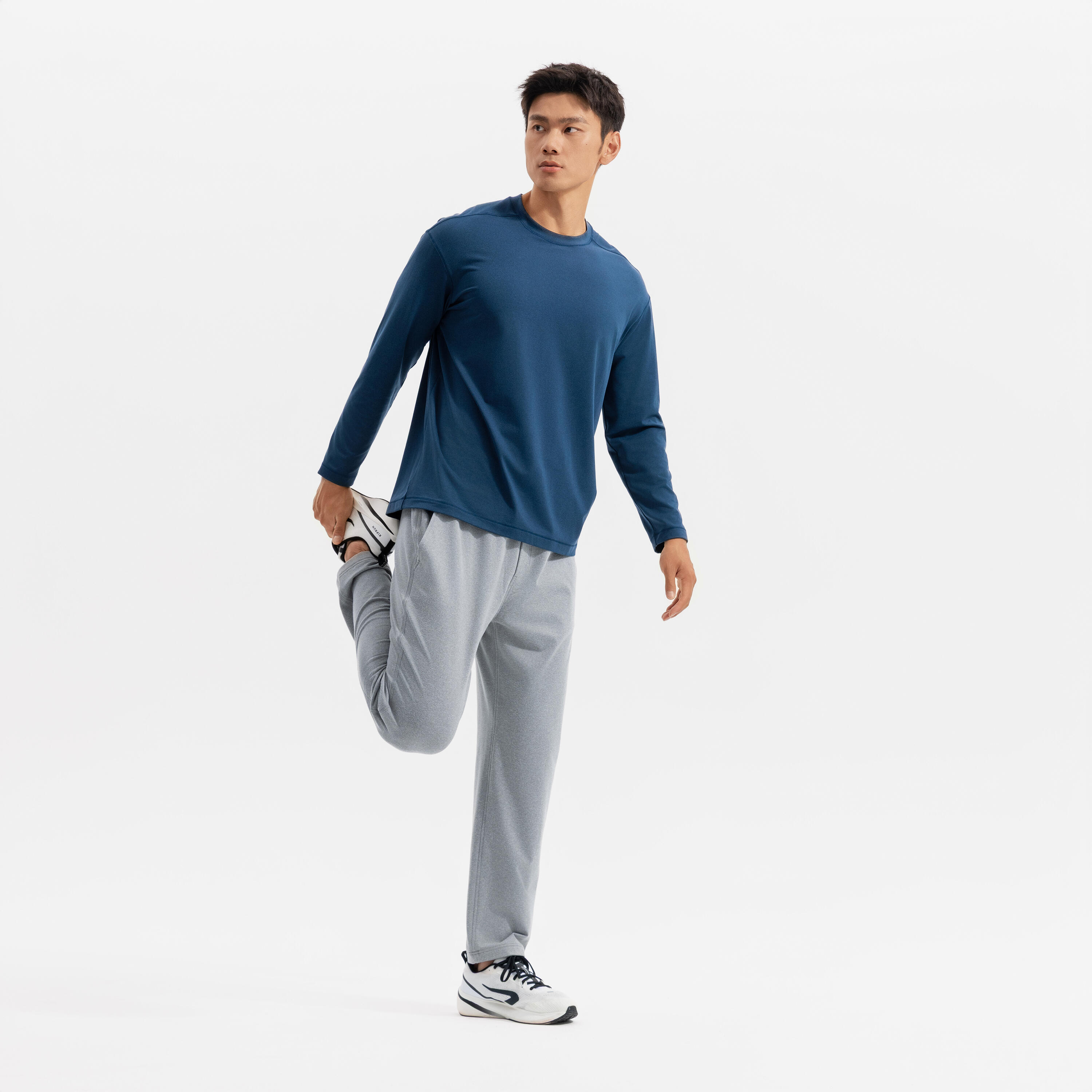 Men training pant warm-heather steel grey