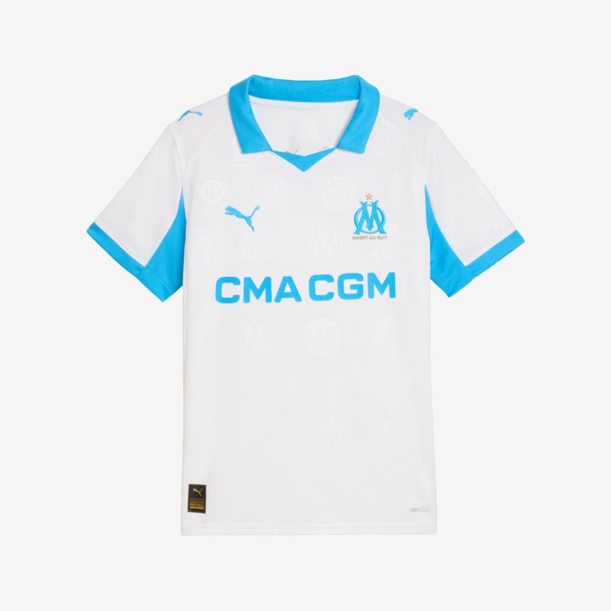 Maillot officiel 25/26 Olympique de Marseille Domicile Enfant