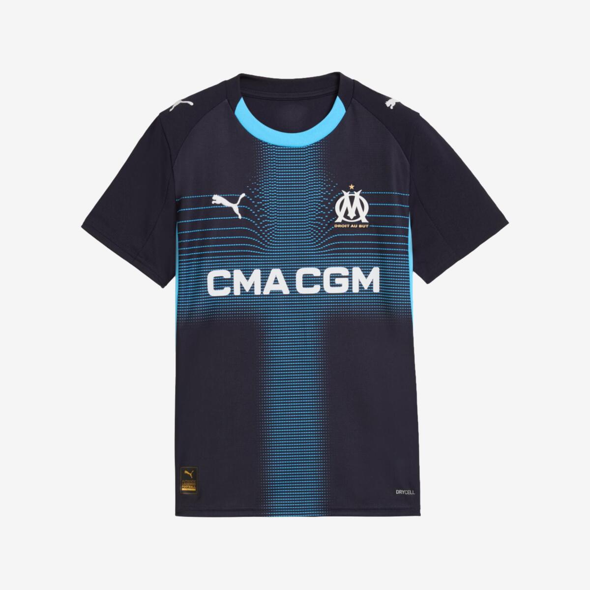 Maillot officiel 25/26 Olympique de Marseille Extérieur Enfant