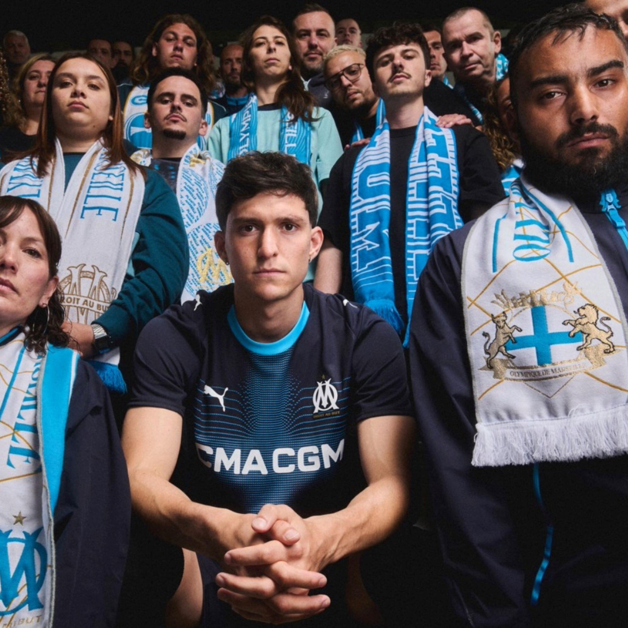 Oficiální dres Olympique Marseille na venkovní zápasy pro dospělé 3/5
