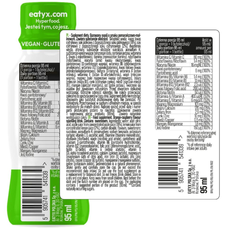 Eatyx Hyper 18 Vitamins & Minerals 95 ml thumbnail