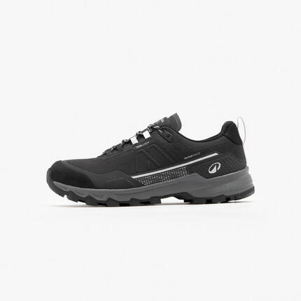 Wanderschuhe Herren wasserdicht leicht Wandern - MH500 Light schwarz