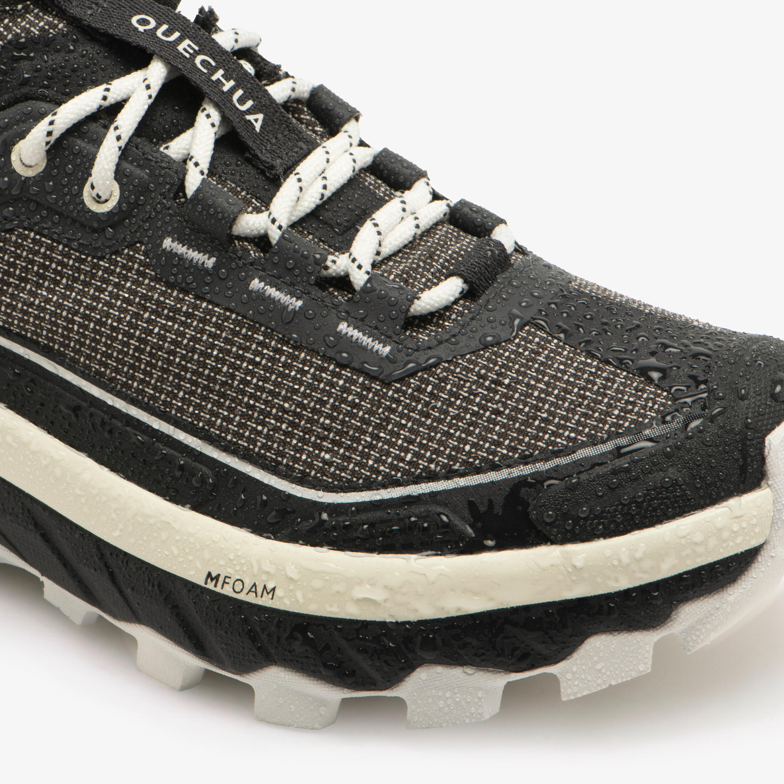 Scarpe trekking donna MH900 impermeabili grigio bianche 3/18