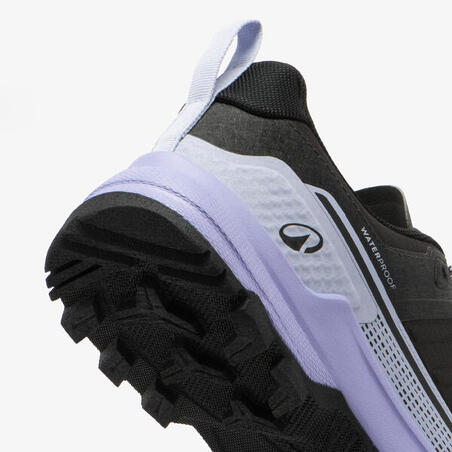 Черевики жіночі MH500 водонепроникні для гірського туризму світло-фіолетові