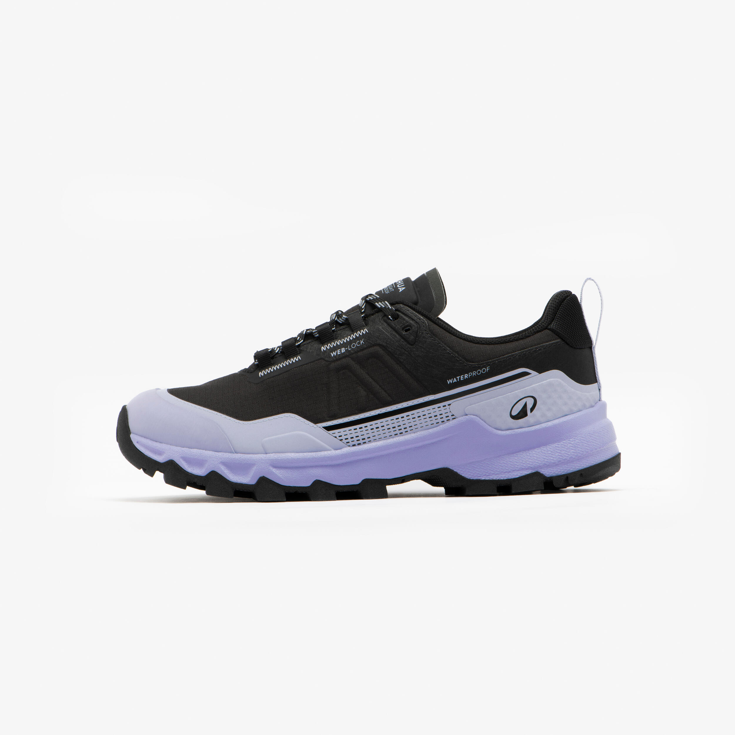 Women’s waterproof hiking boots, MH500 - Light Purple