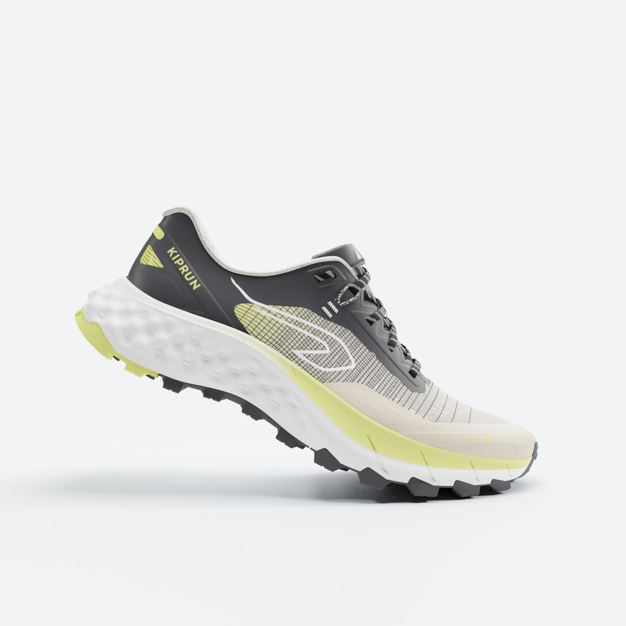 Kiprun MT Cushion 2 Men's Trail Running Shoes - Beige/Yellow