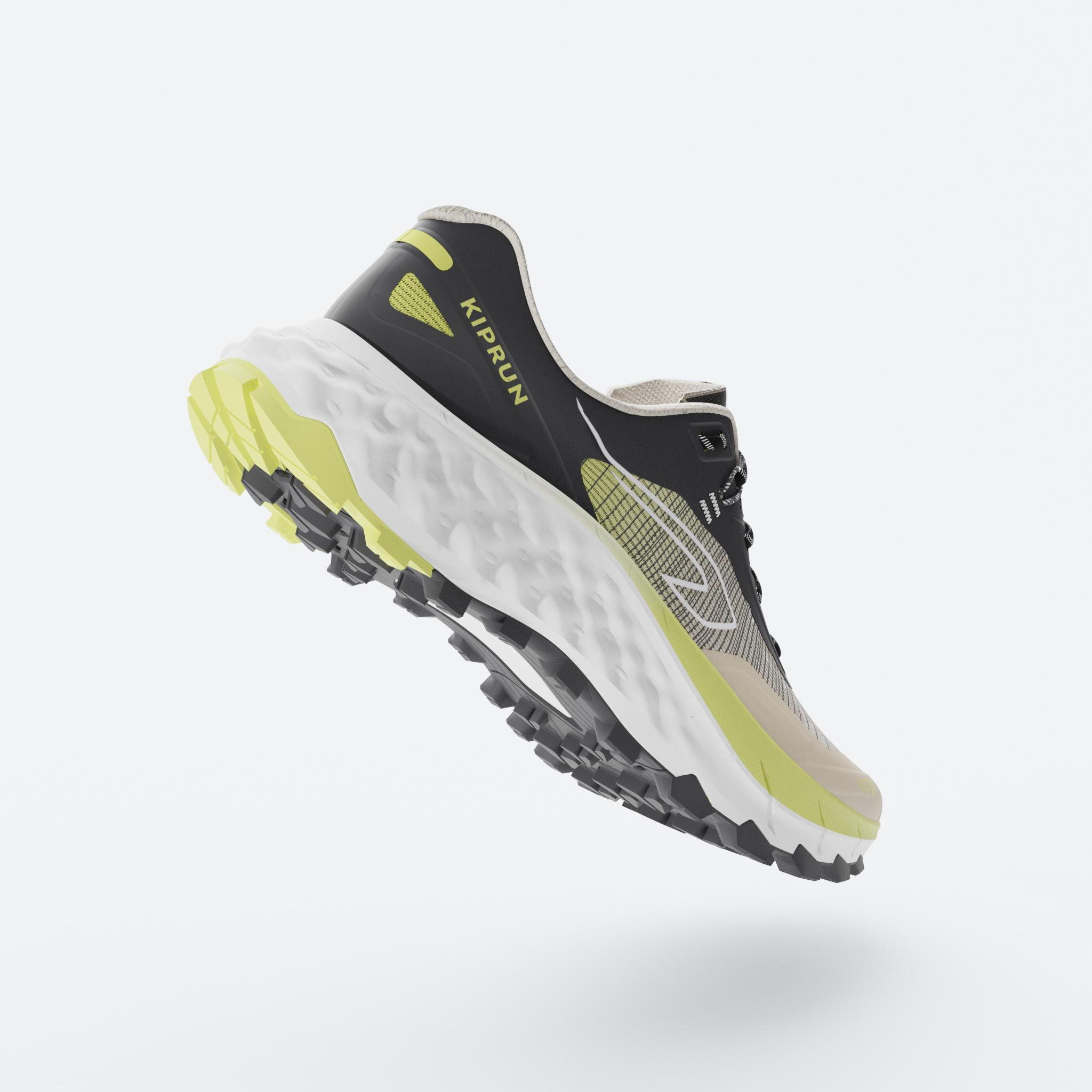 Scarpe trail uomo MT CUSHION 2 beige-giallo 3/8