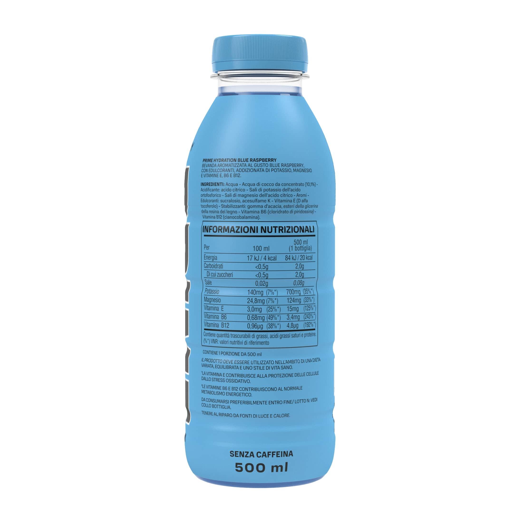 PRIME HYDRATION RASPBERRY 500ml 2/3