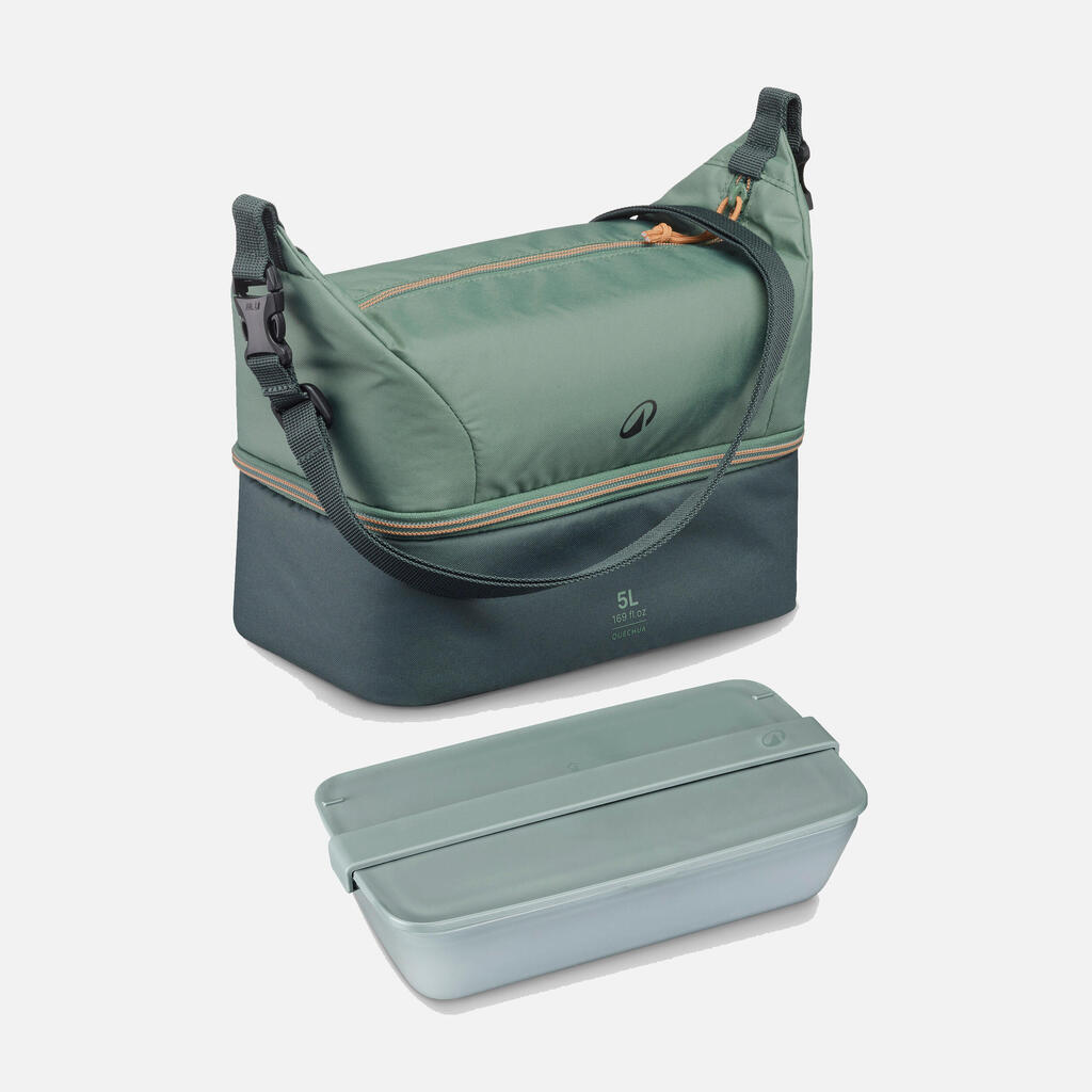 Lunchbox 100 isotherme 5L avec boîte alimentaire 1L en plastique incluse