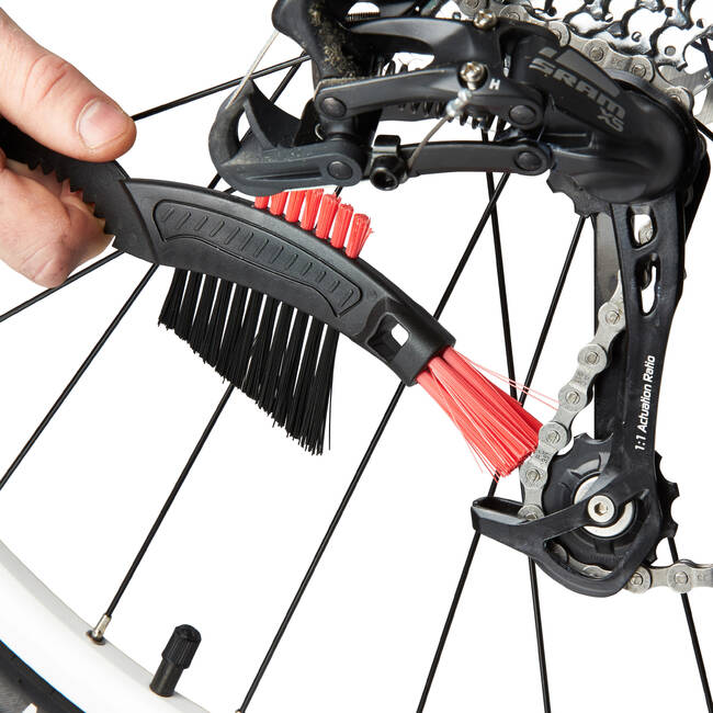 Bike Cleaning Scrubber Kit Moto Bici Catena Pulizia Spazzola Gear