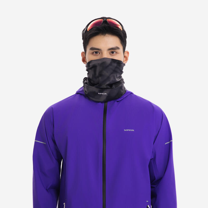 Guler pentru alergare călduros - kiprun warm+V2 Negru Adulți