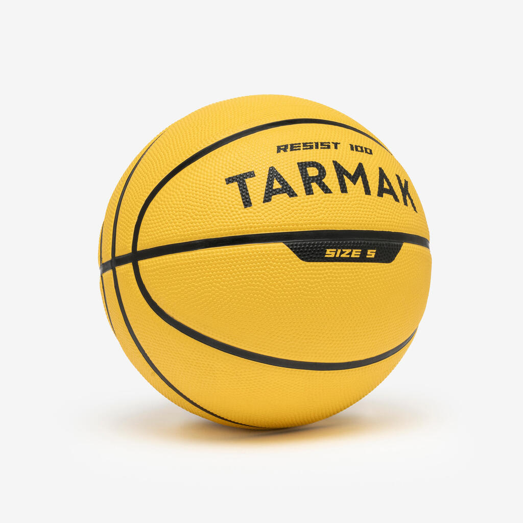 Beginners' Size 5 (Up to 10 Years Old) Basketball R100 - Yellow