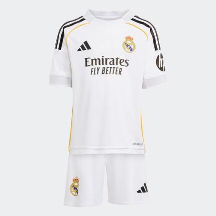 Mini kit Domicile Real Madrid 25/26 Enfant