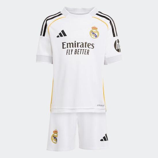 Mini kit Domicile Real Madrid 25/26 Enfant