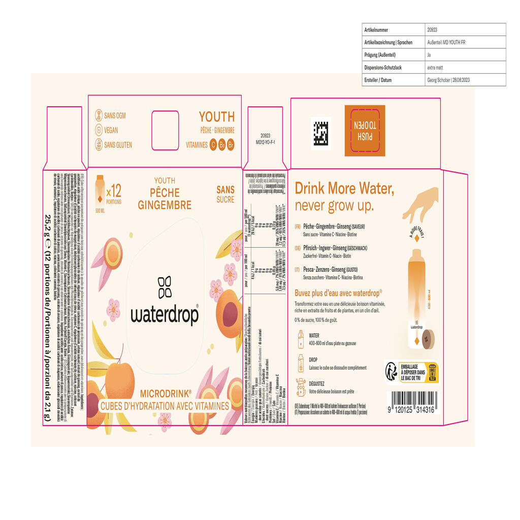 YOUTH Microdrinks 12 x 500 ml