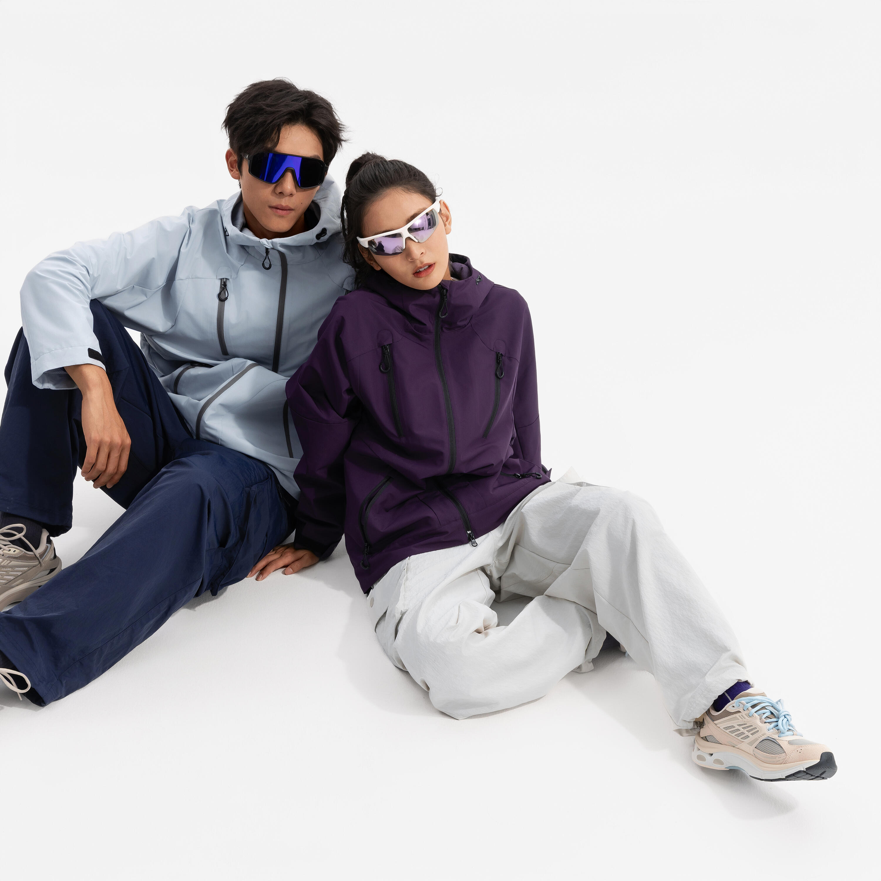 MEN SPORTSWEAR LIGHT ZIP JACKET GDLS-dark aubergine