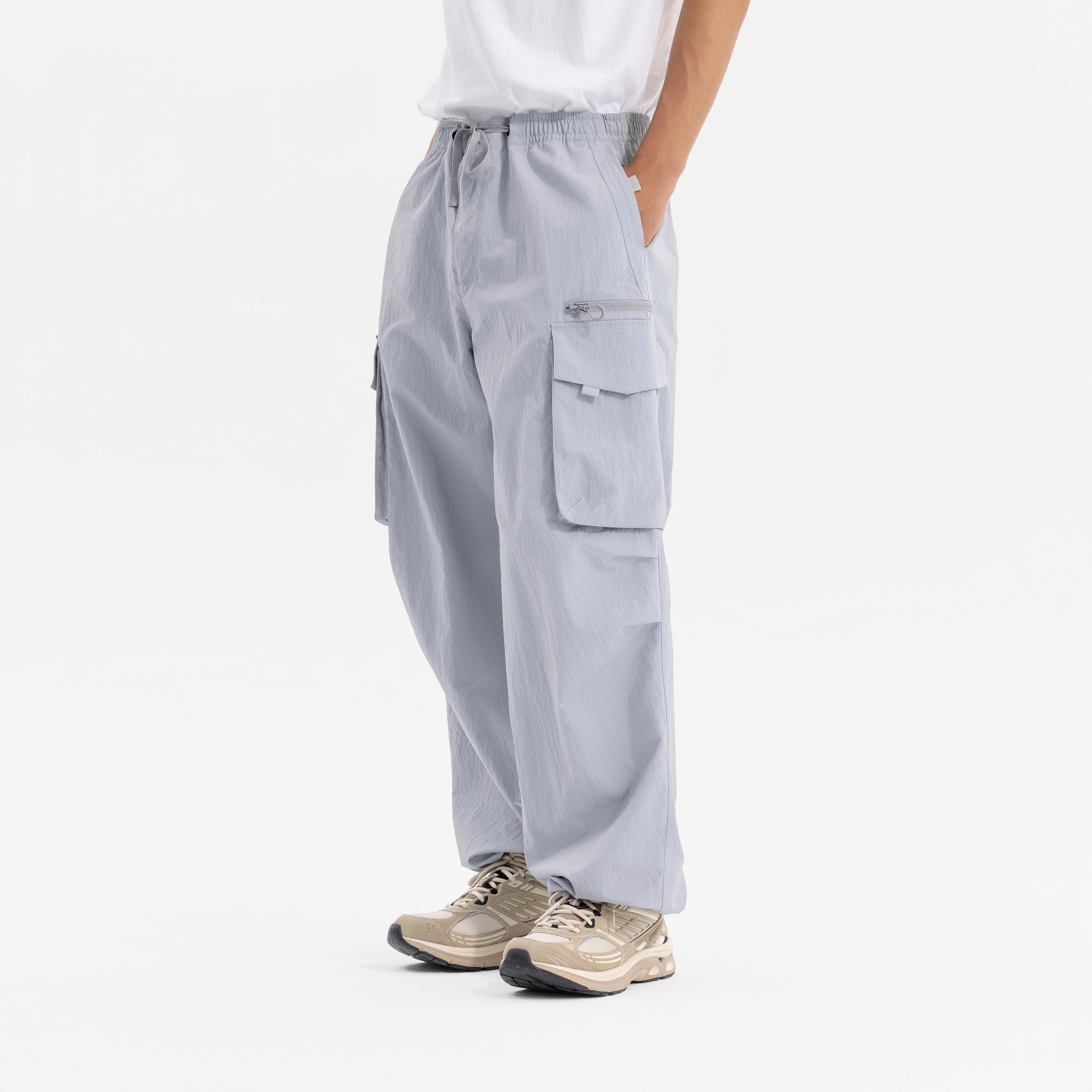 Sportswear oversize cargo pants-steel grey image
