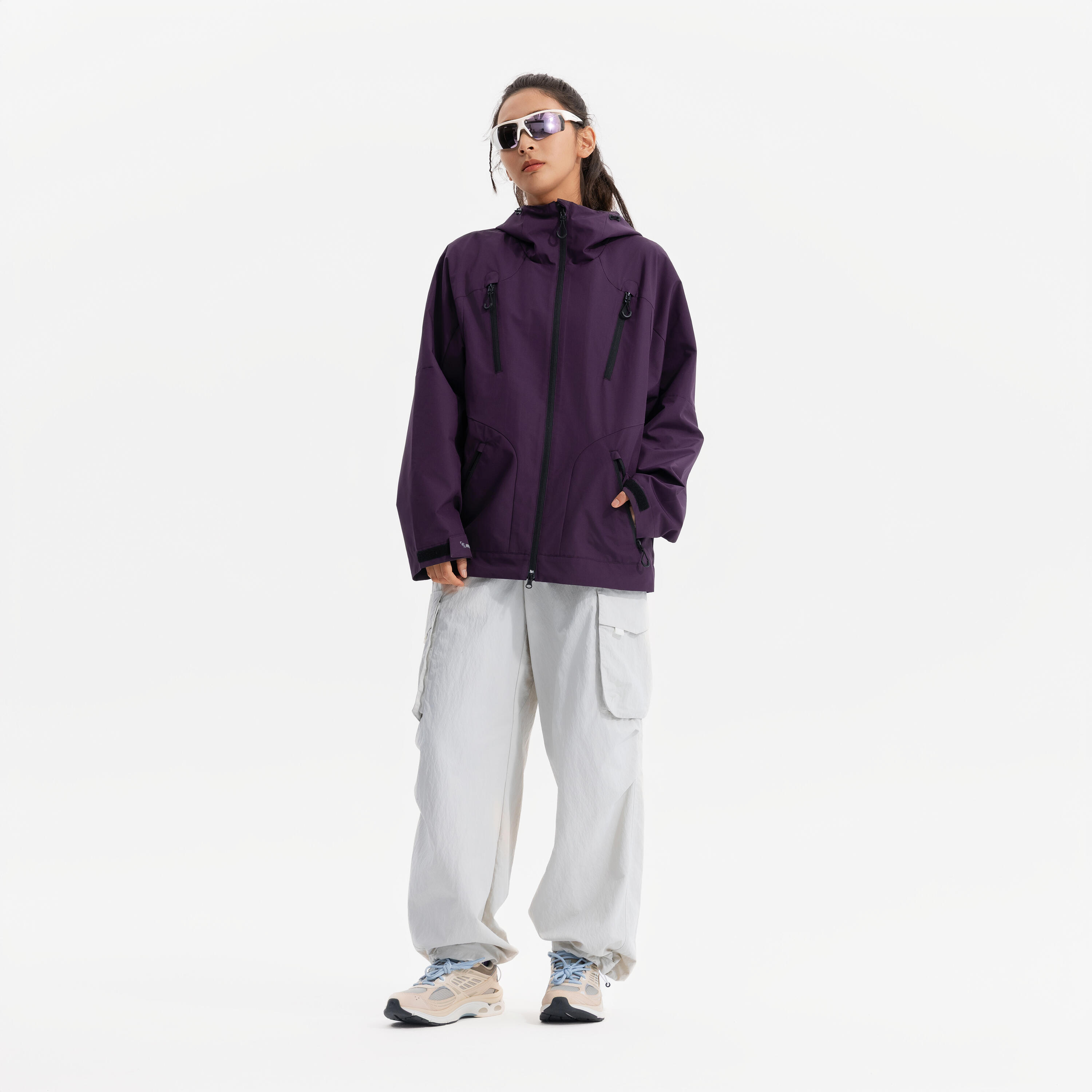 MEN SPORTSWEAR LIGHT ZIP JACKET GDLS-dark aubergine