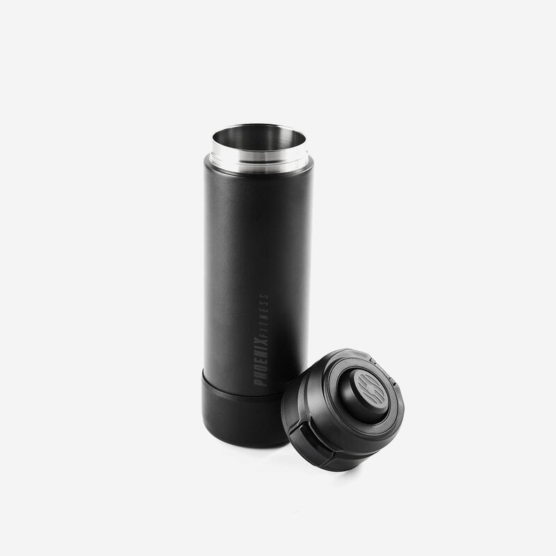 Bidon cu prindere magnetică telefon Phoenix Negru 710 ml