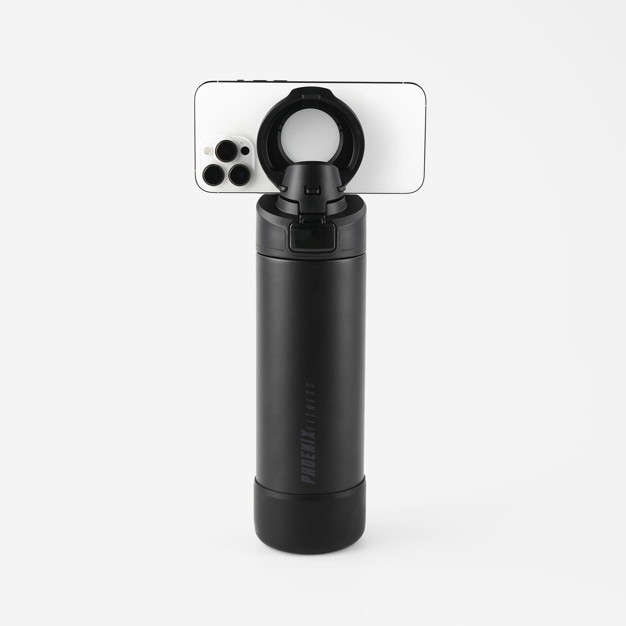 Gourde de sport aimantée 710 ml Phoenix, noire