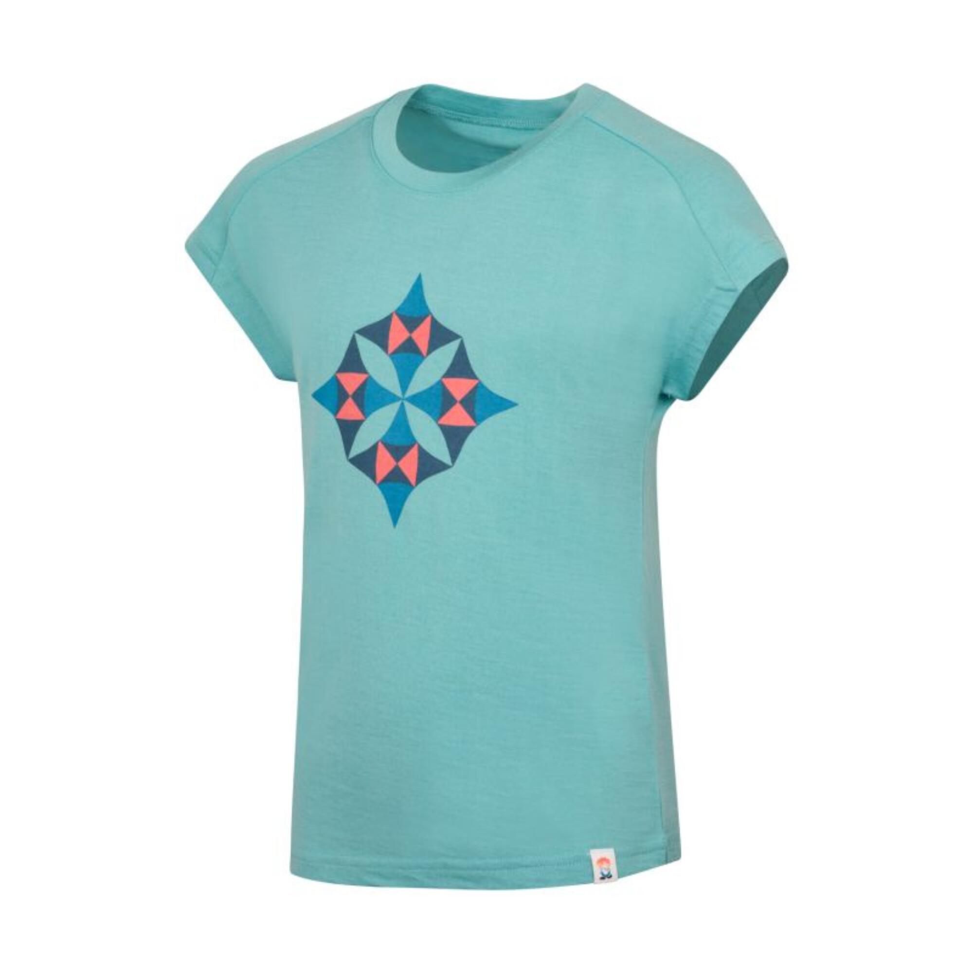 Merino Wander-T-Shirt Kind - sandefjord trollkids Grün 2/3