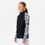 Sweat 1/2 Zip CLUB Wavy JR Noire t Blanc