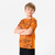 Maillot de football CLUB Wavy Orange et Noir Junior