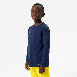 MAILLOT DE FOOTBALL MANCHES LONGUES VIRALTO JR LETTERS BLEU