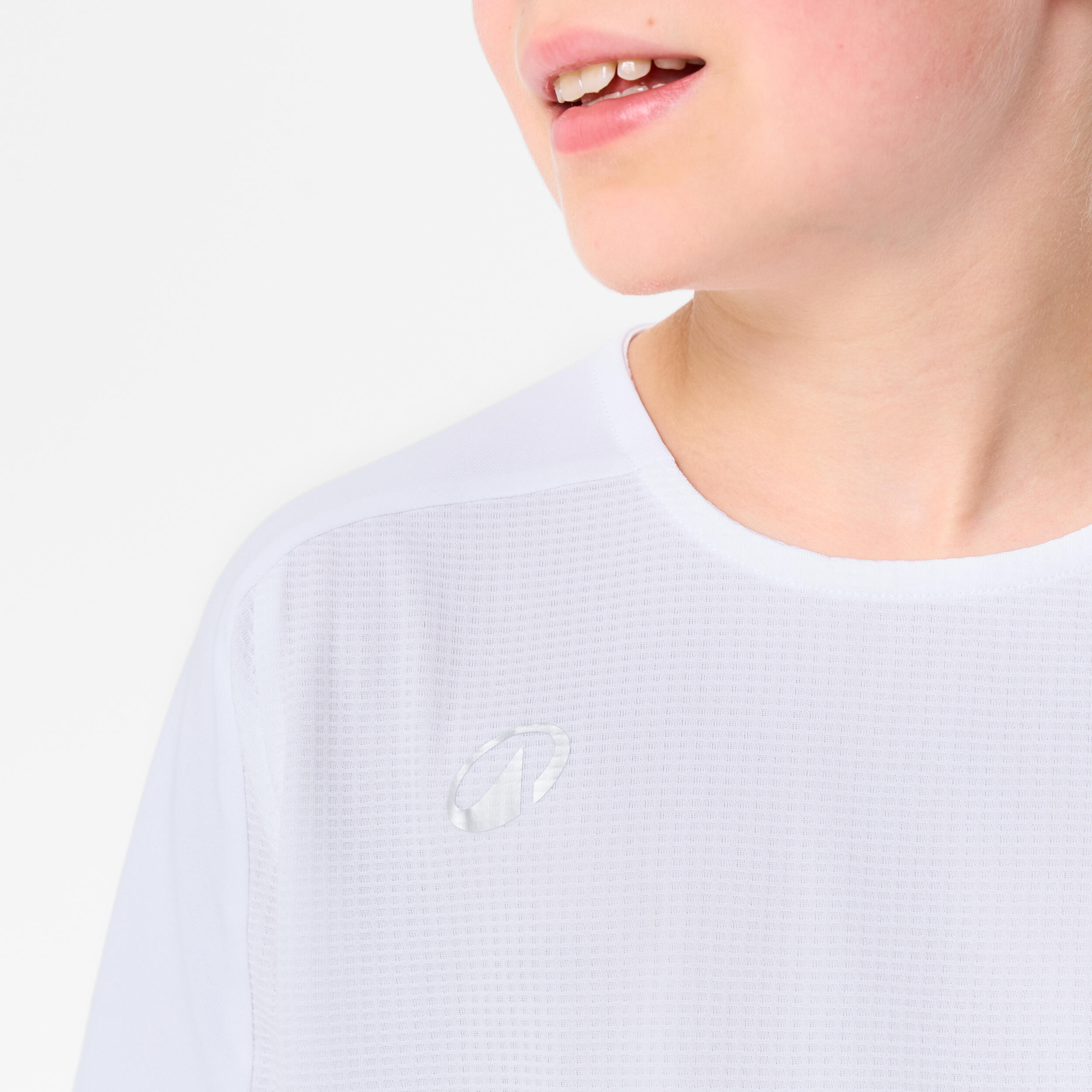 MAILLOT DE FOOTBALL MANCHES COURTES VIRALTO CLUB JR BLANC 3/6