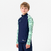 Sweat 1/2 Zip CLUB Wavy JR Marine et Vert