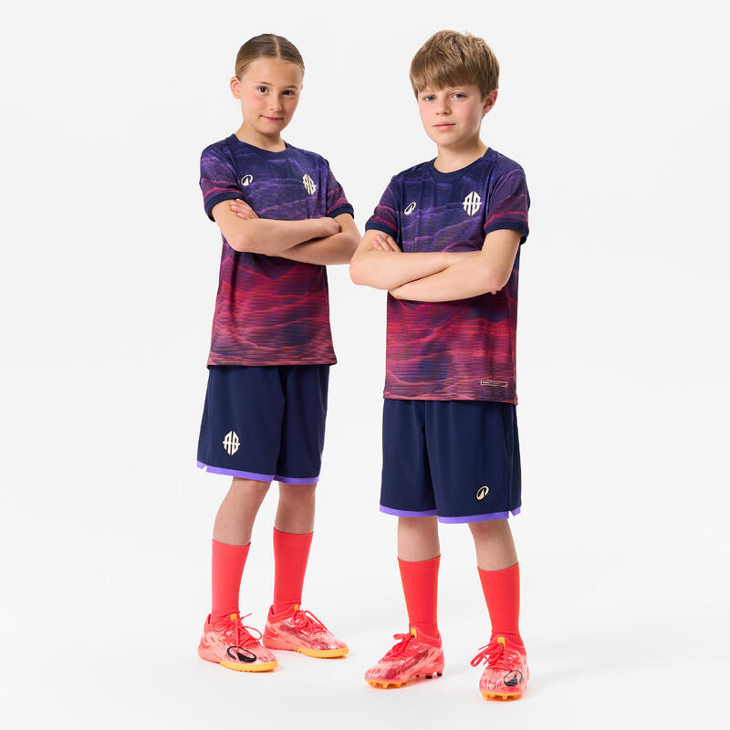 Dětské fotbalové ponožky přilnavé Viralto II MiD „AG“ A. Griezmann