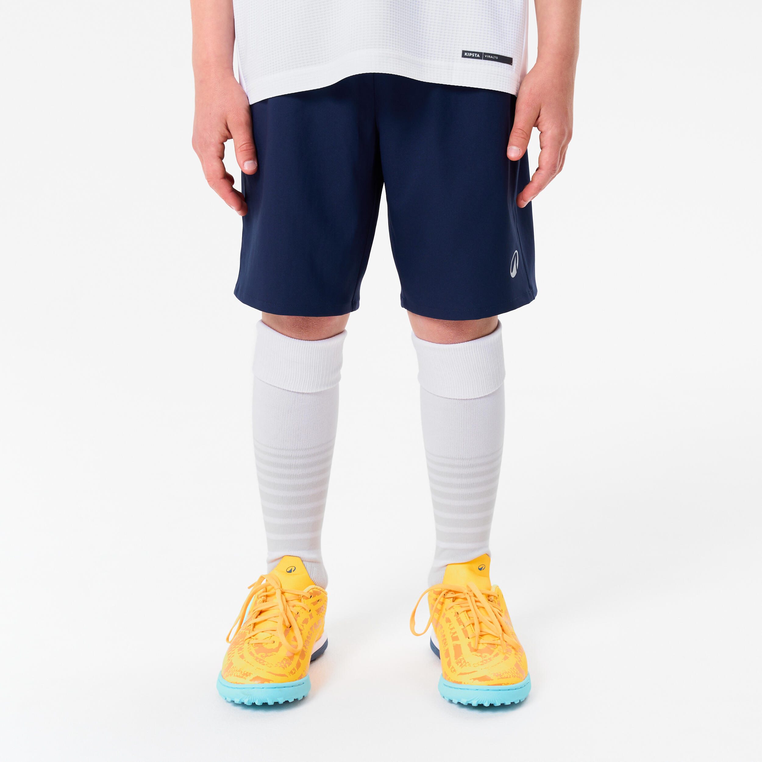 KIPSTA Kindershort Viralto Club marineblauw