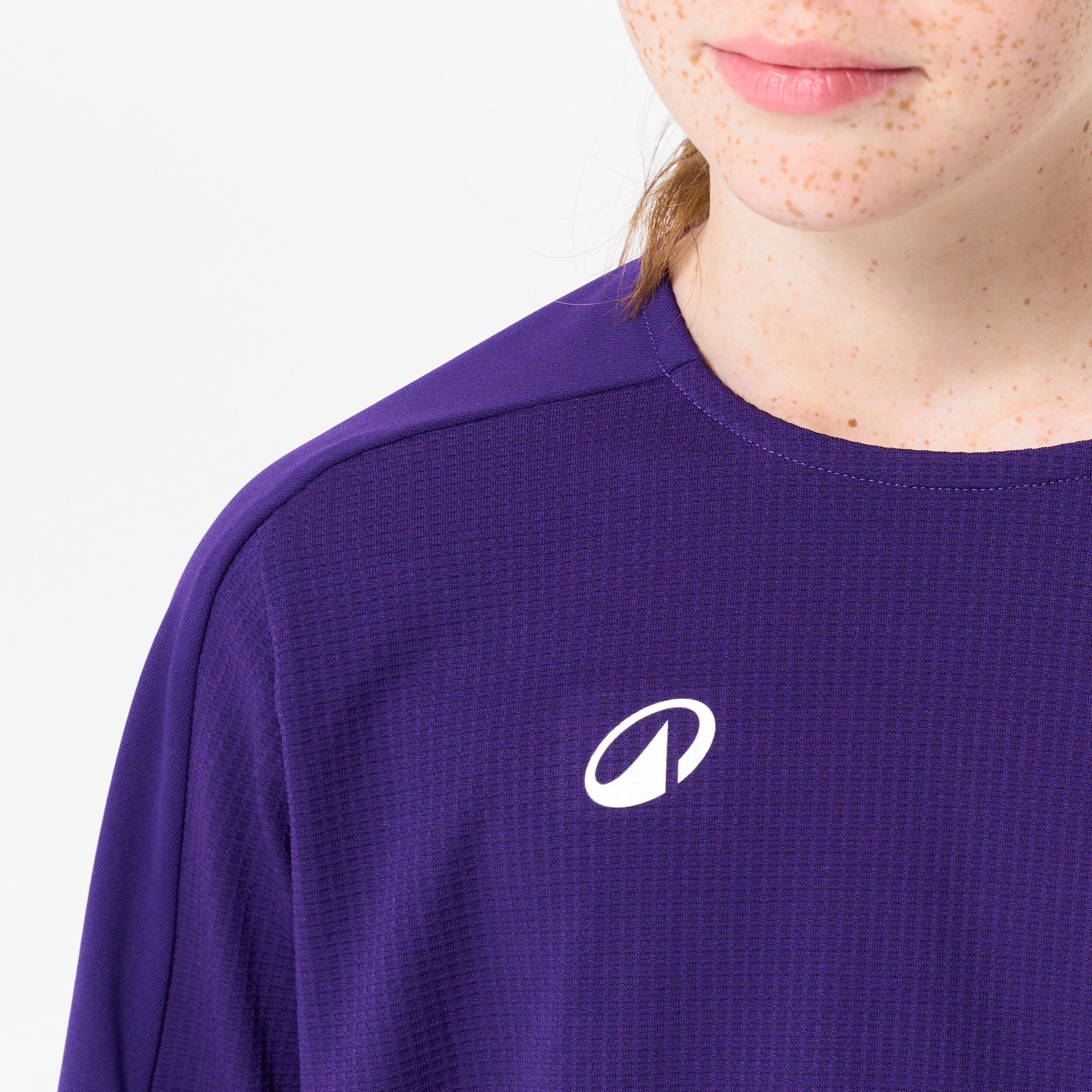 Voetbalshirt kind met lange mouwen Viralto Club paars 3/6