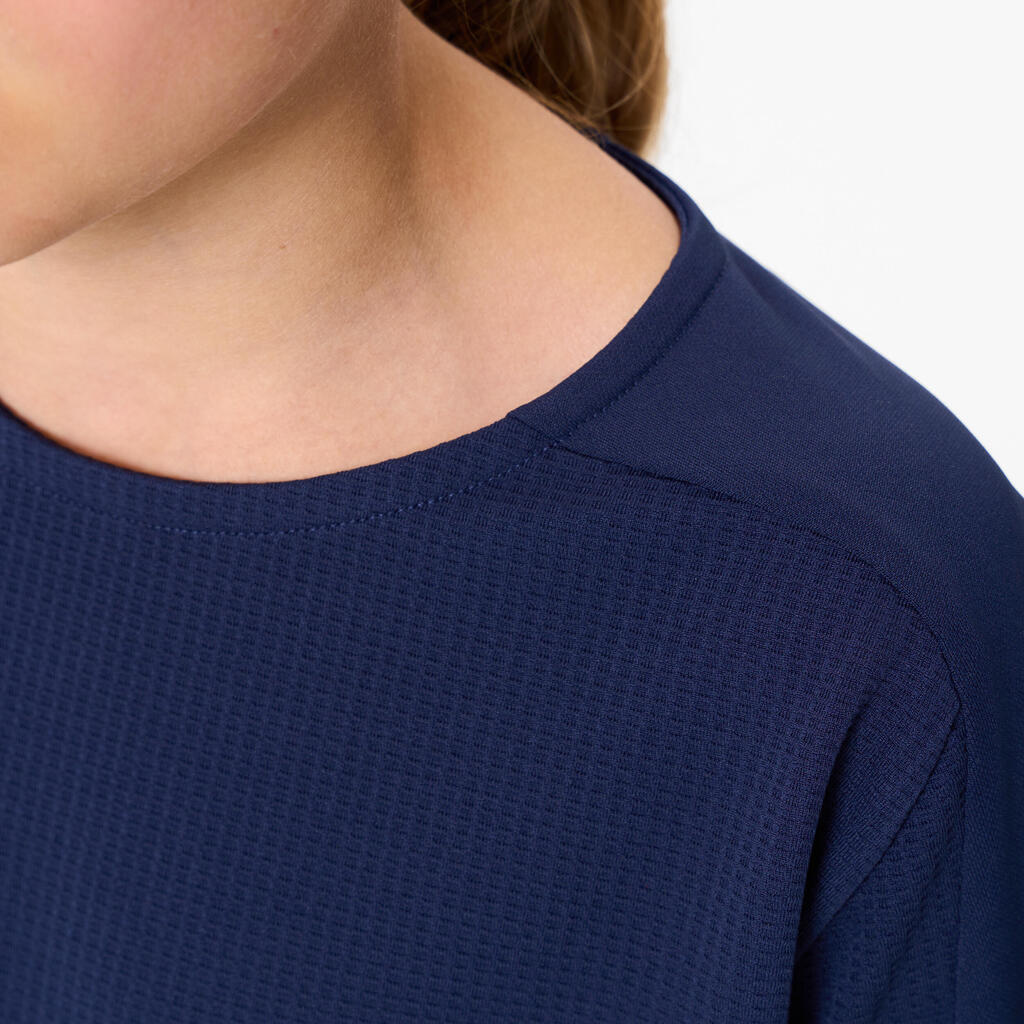 Kinder Fußball Trikot kurzarm - Viralto Solo dunkelgrau/gelb gestreift