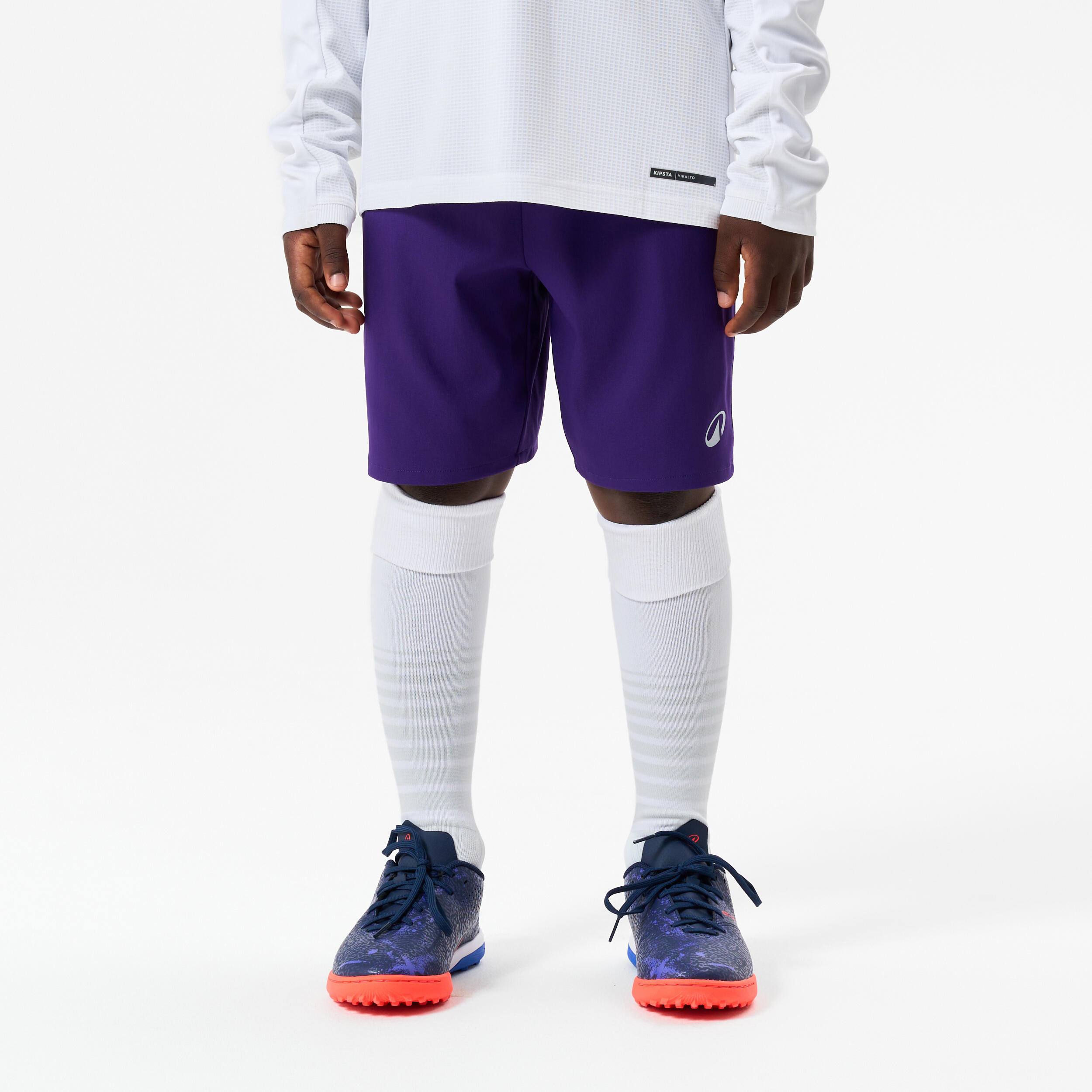 KIPSTA Kindershort Viralto Club marineblauw