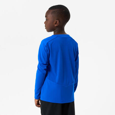 Футболка з довгими рукавами дитяча Viralto Club для футболу синя