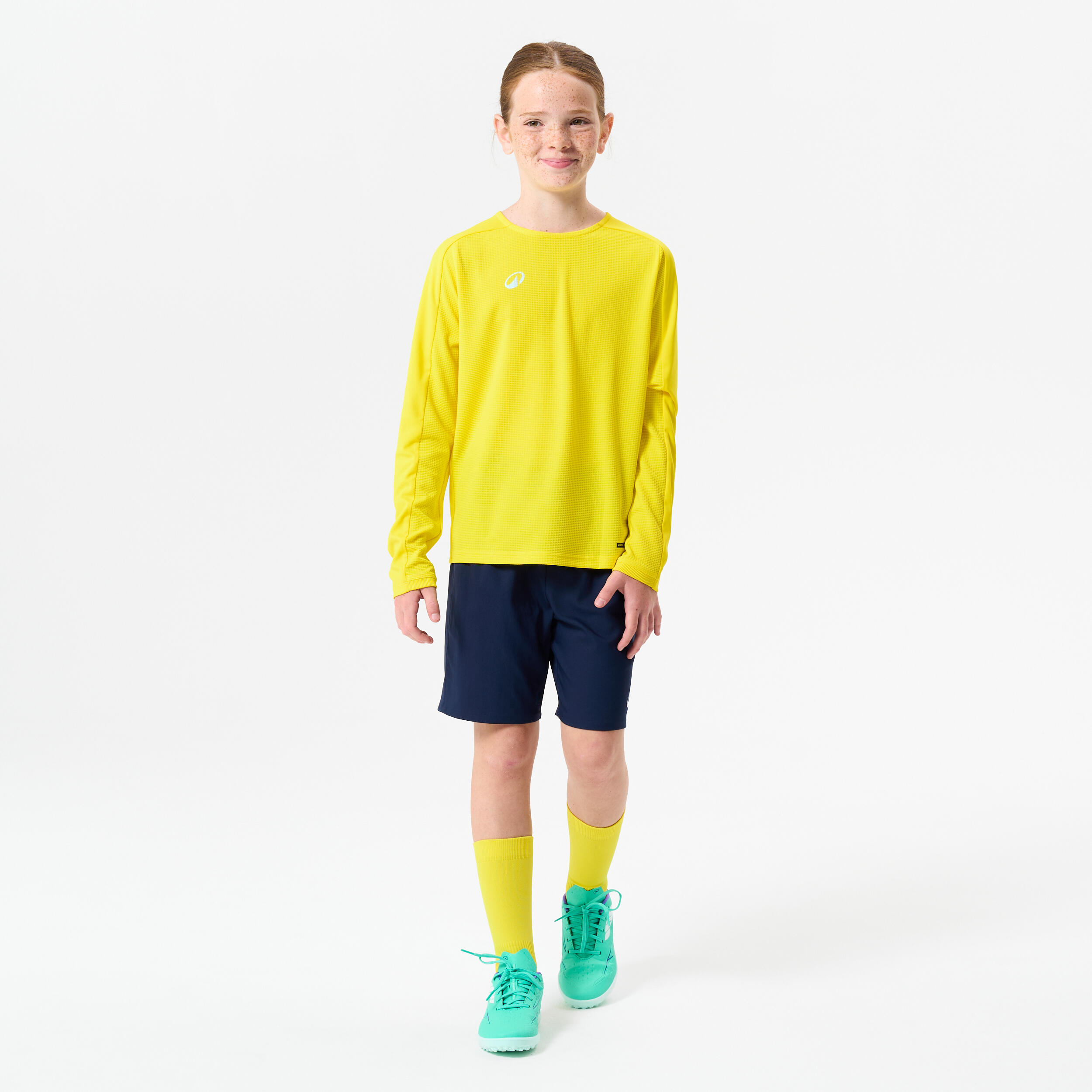 Kids' Long-Sleeved Football Shirt Viralto Club - Yellow 6/6