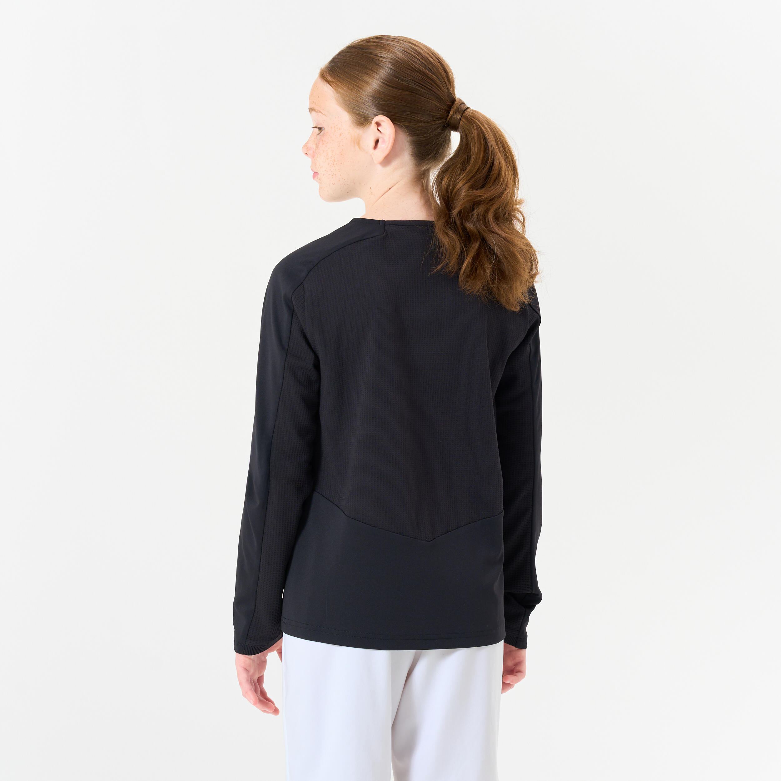 Kids' Long-Sleeved Football Shirt Viralto Club - Black 4/6