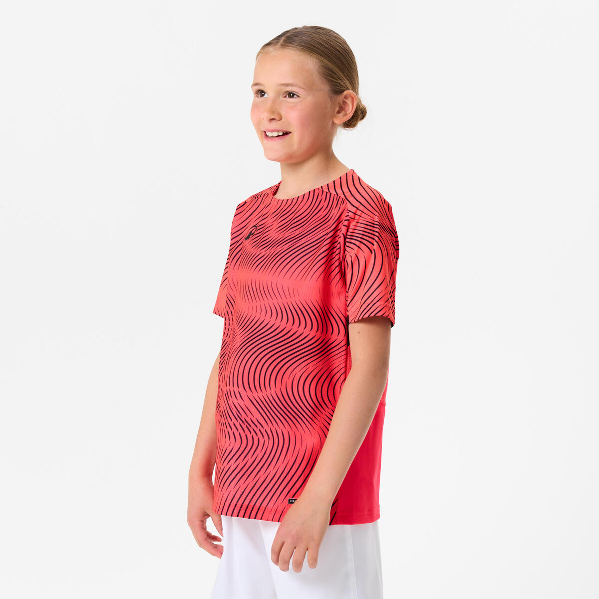 Maillot de football CLUB Wavy Rose et Noir Junior