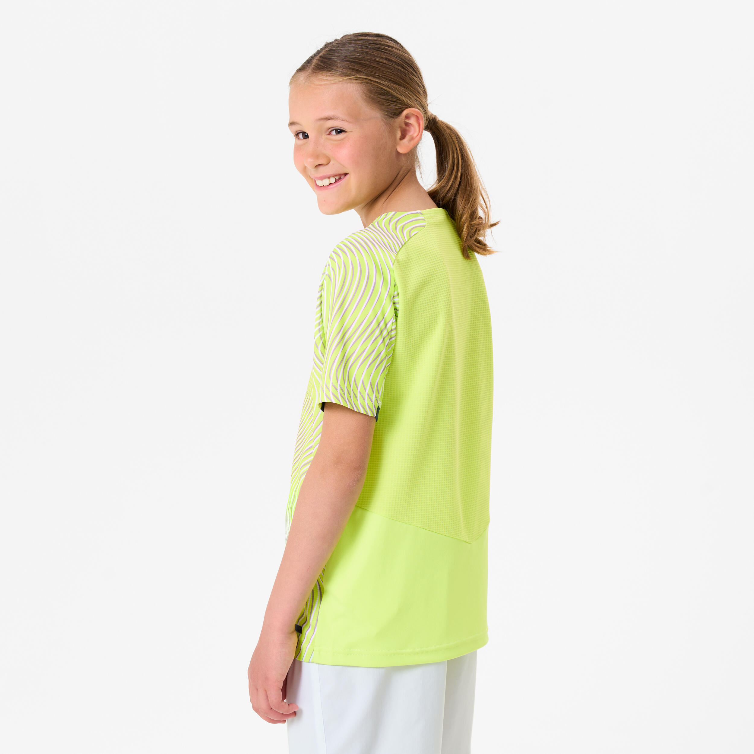 Kinder Fußball Trikot - Club Wavy gelb/schwarz 4/6